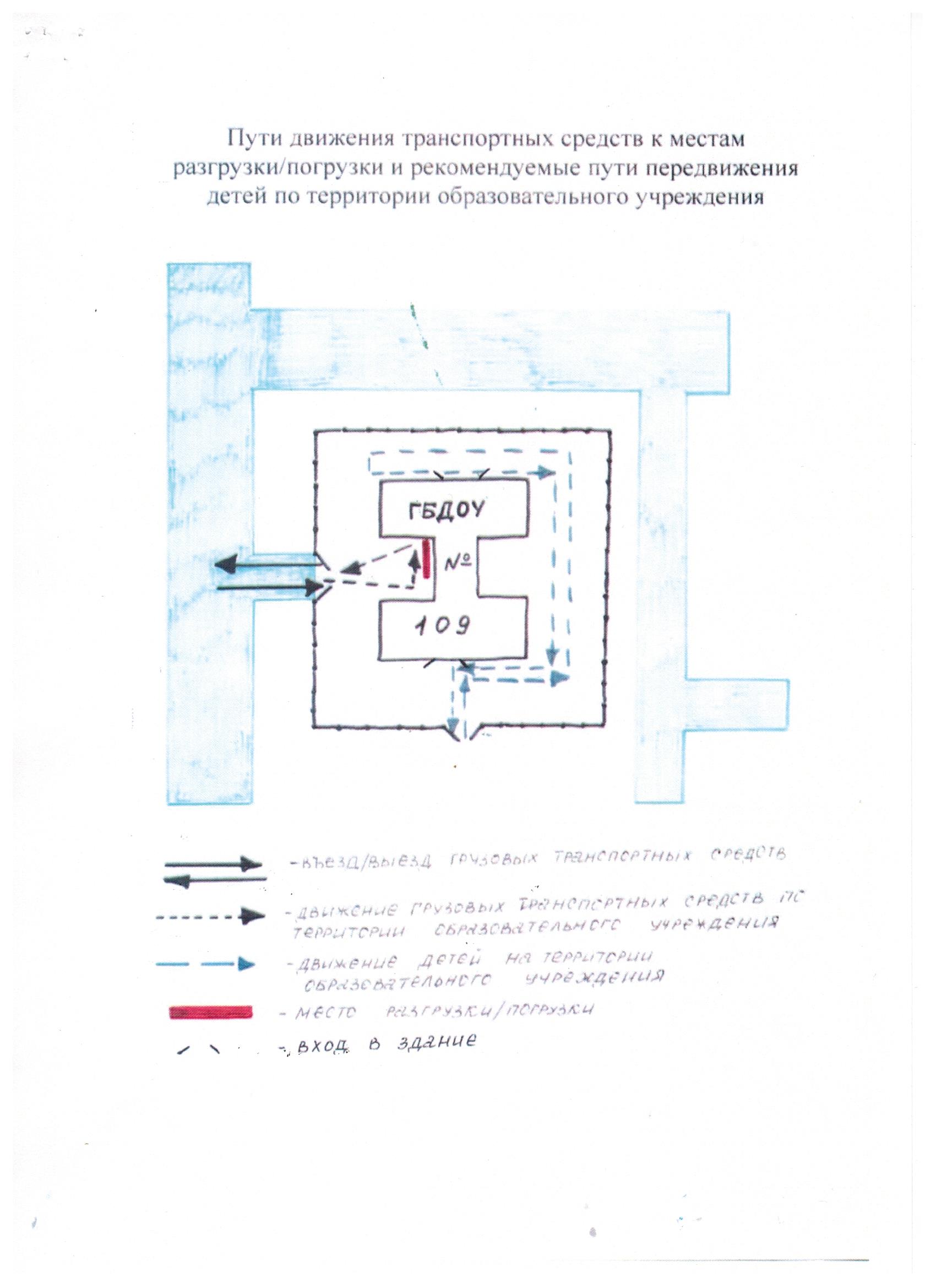 Государственное бюджетное дошкольное образовательное учреждение детский сад  №109 Невского района Санкт-Петербурга - Дорожная карта по Безопасности.